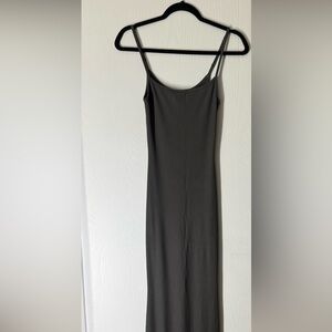 SKIMS Gray Maxi Dress